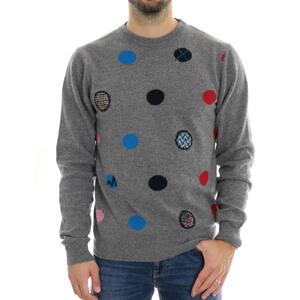 MAGLIA POIS GRIGIO